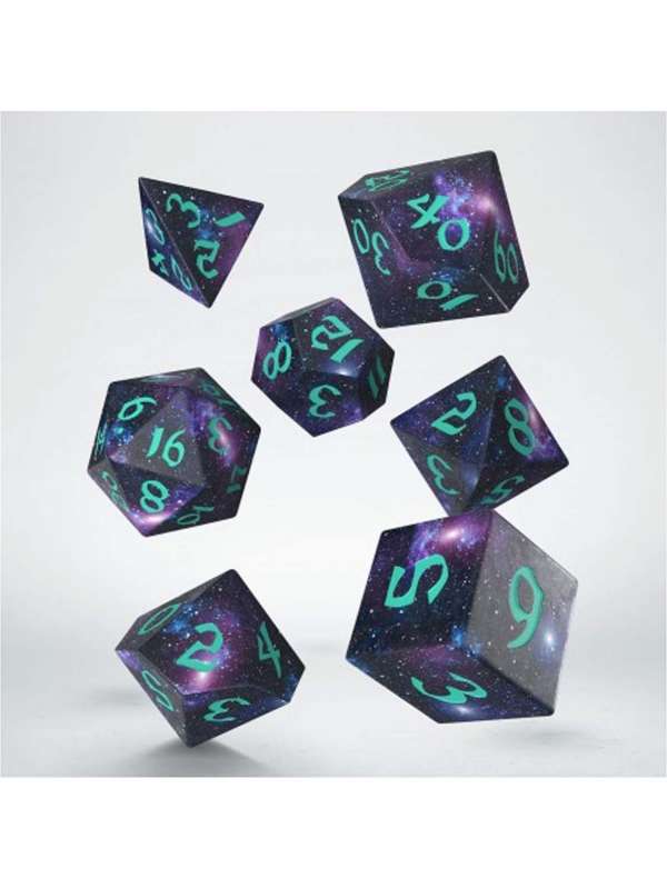 Dados Full Art Dice Pouch: Stardust (7 Unidades) - Q Workshop