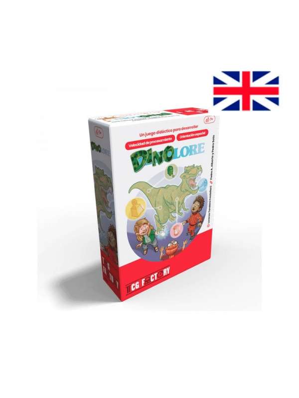 DinoLore Juego básico En Inglés Juego de mesa
