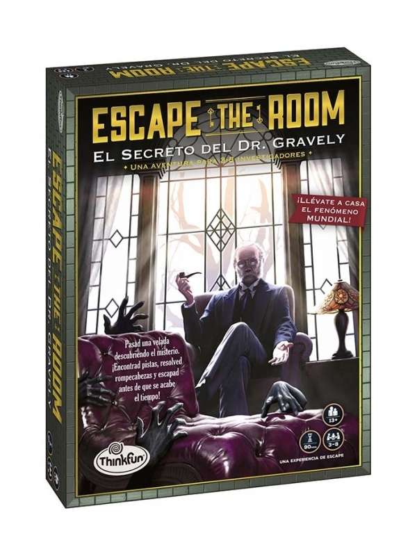 Escape the Room - El secreto del Dr. Gravely - Juego de mesa Thinkfun