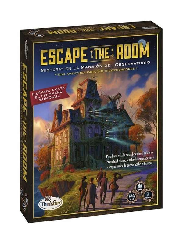 Escape the Room - Misterio en la Mansión del Observatorio - Juego de mesa Think Fun