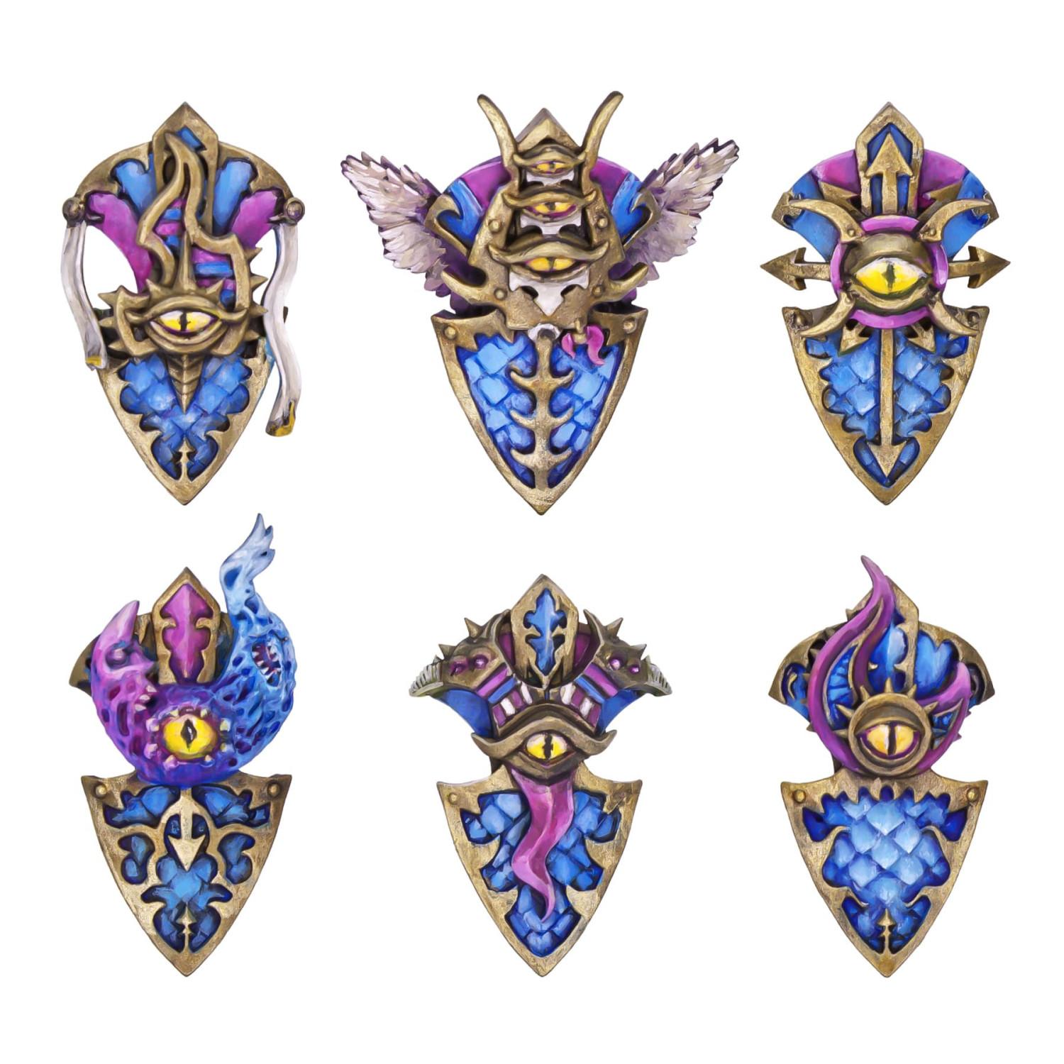 Escudos de Torre del Dios del Cambio 1:48