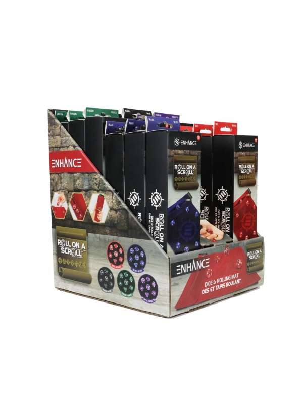 Expositor POP “Roll on a Scroll (15 unidades) - Enhance Gaming