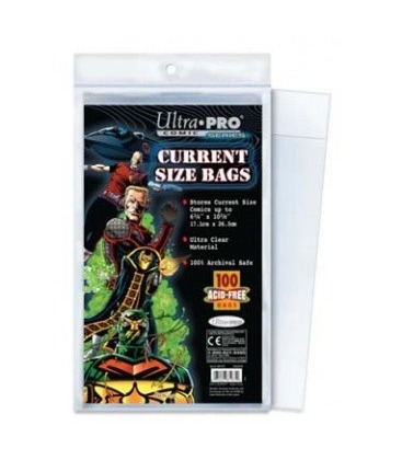 Funda para cómic Current Size con cierre reutilizable Ultra Pro