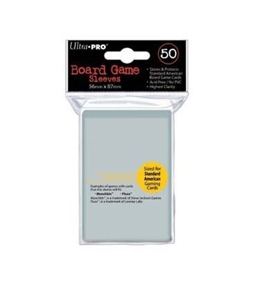 Fundas 56mm x 87mm Board Game Sleeves (50 fundas) Ultra Pro.