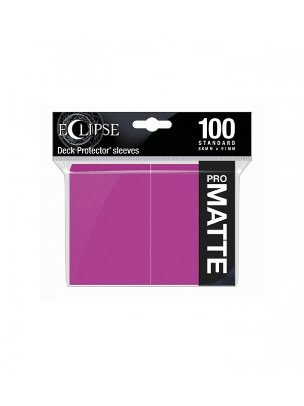 Fundas Eclipse Matte Standard Ultra Pro Color Hot Pink - Paquete de 100