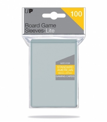 Fundas Lite 56mm x 87mm Standard American Board Game Sleeves 100ct (100 fundas) Ultra Pro.