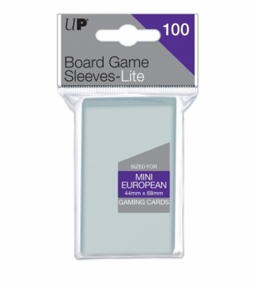 Fundas Lite Mini 44mm x 68mm European Board Game Sleeves 100ct (100 fundas) Ultra Pro.