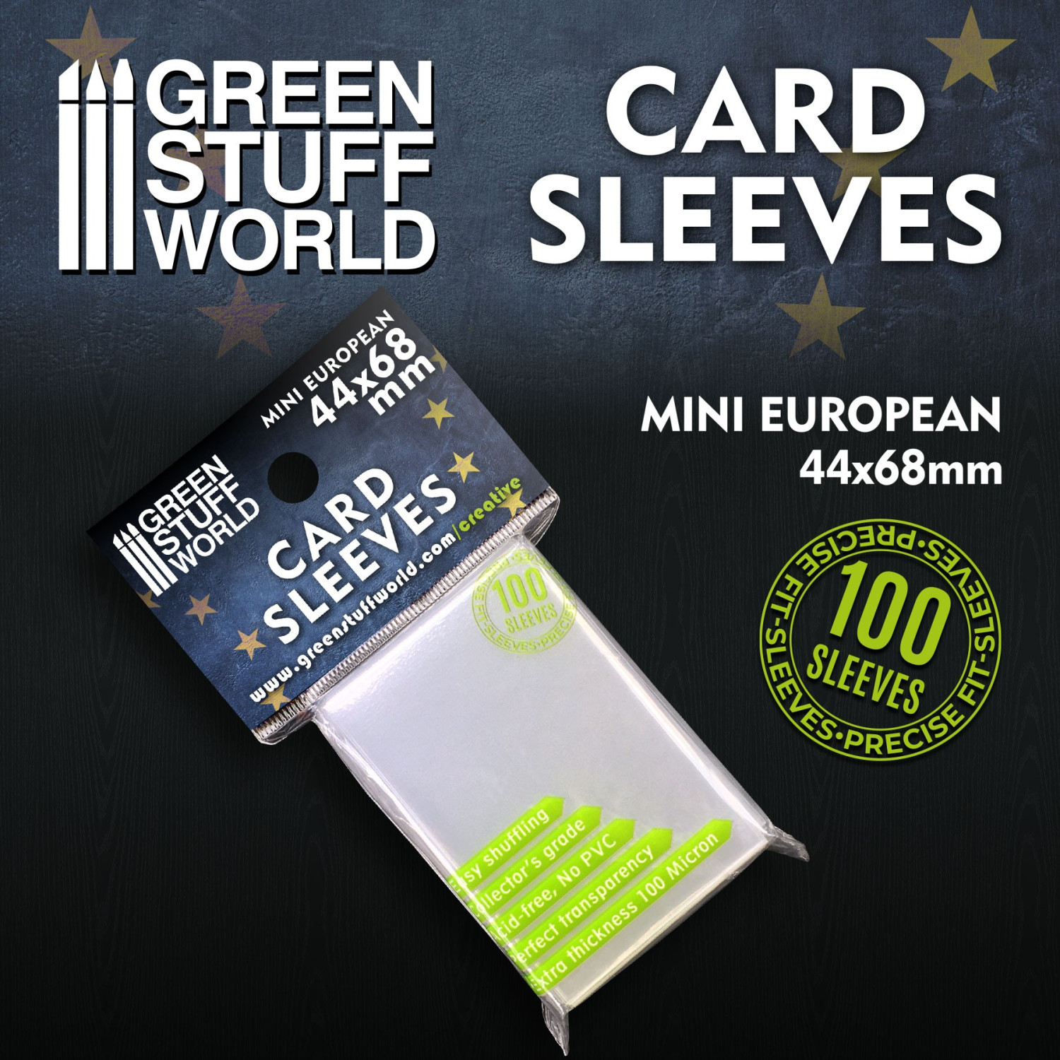 Fundas para Cartas - Mini Europeo 44x68mm