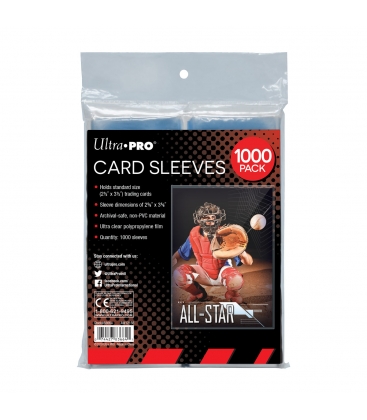 Fundas Regular Cards Ultra Pro - Paquete de 1000