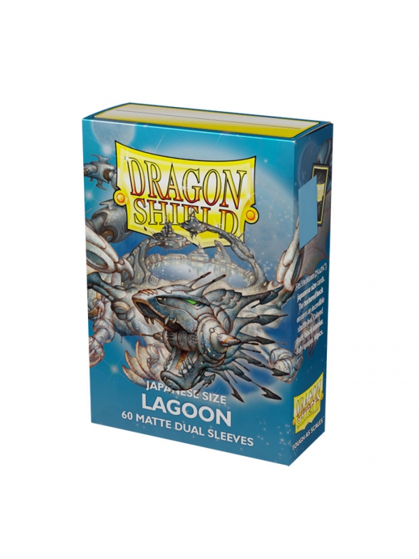 Fundas Small 59mm x 86mm Japanese Dual Matte Lagoon Saras Azul (60 fundas) Dragon Shield.