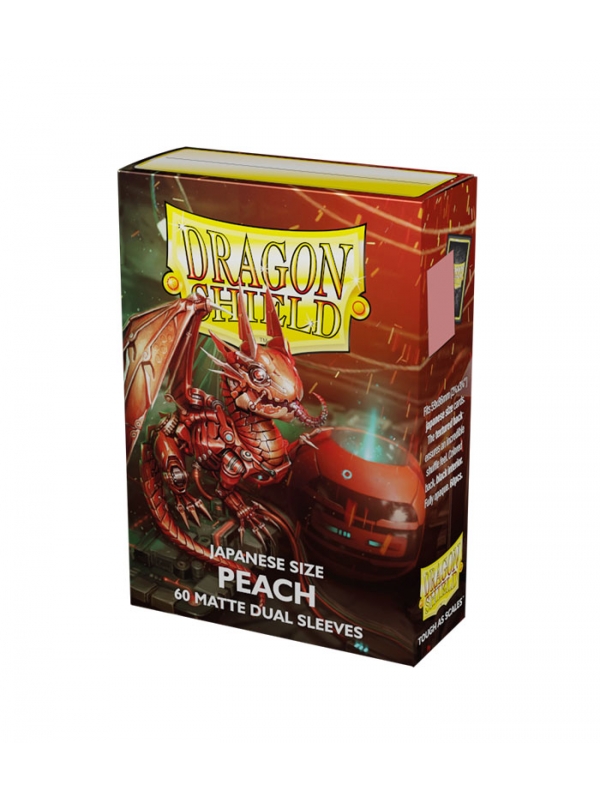 Fundas Small 59mm x 86mm Japanese Dual Matte Peach Piip (60 fundas) Dragon Shield.