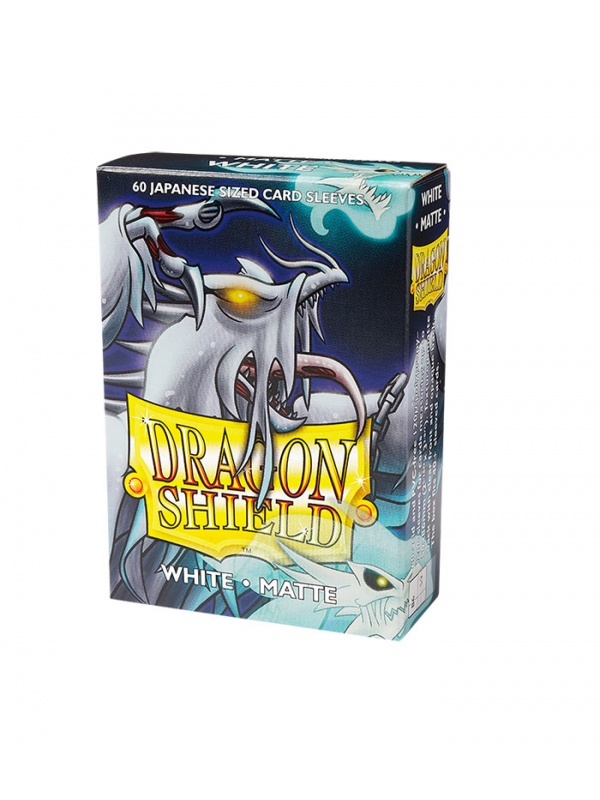Fundas small 59mm x 86mm Japanese Matte Blanco (60 fundas) Dragon Shield.