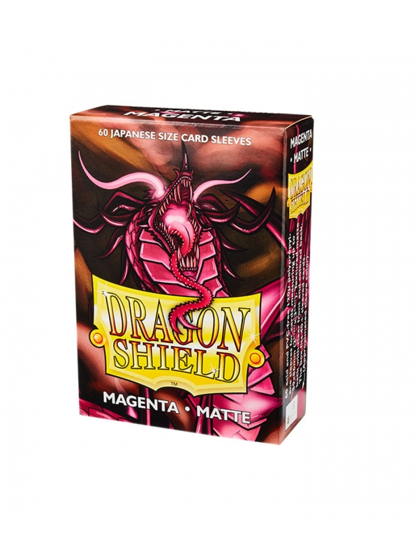 Fundas Small 59mm x 86mm Japanese Matte Magenta (60 fundas) Dragon Shield.