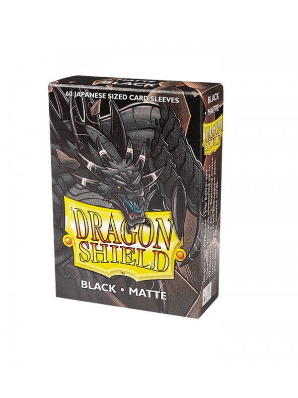 Fundas Small 59mm X 86mm Japanese Matte Negro (60 Fundas) Dragon Shield