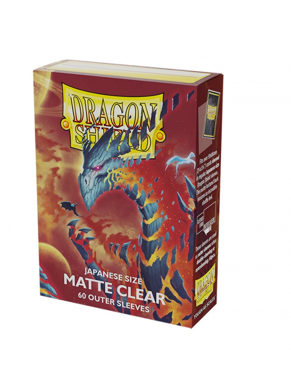 Fundas Small 59mm x 86mm Japanese Matte Transparentes (60 fundas) Dragon Shield