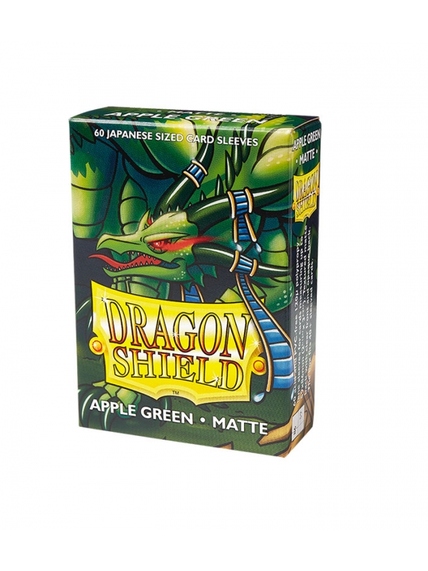 Fundas Small 59mm X 86mm Japanese Matte Verde Manzana (60 Fundas) Dragon Shield