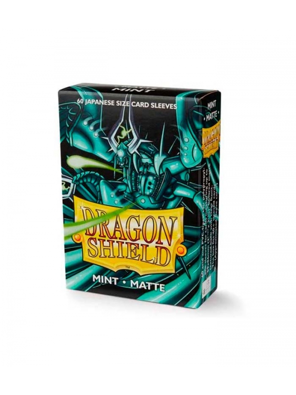 Fundas Small 59mm x 86mm Japanesse Size Matte Verde (60 fundas) Dragon Shield.