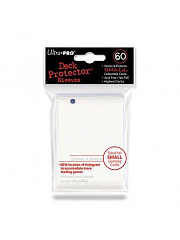 Fundas Small 62mm x 89mm Blanco (60 fundas) Ultra Pro.