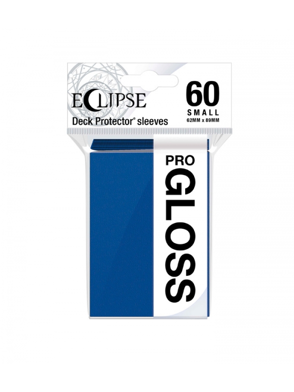 Fundas Small 62mm x 89mm Eclipse Gloss Azul (60 fundas) Ultra Pro.