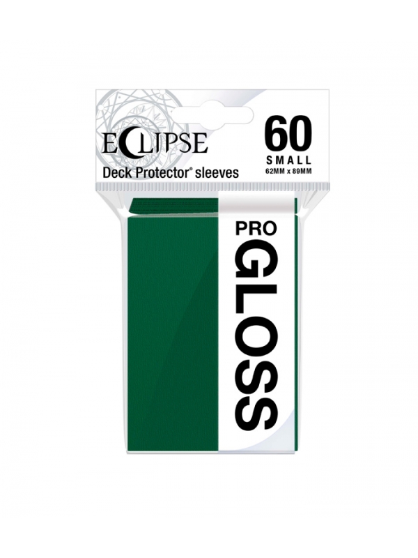 Fundas Small 62mm x 89mm Eclipse Gloss Verde (60 fundas) Ultra Pro.