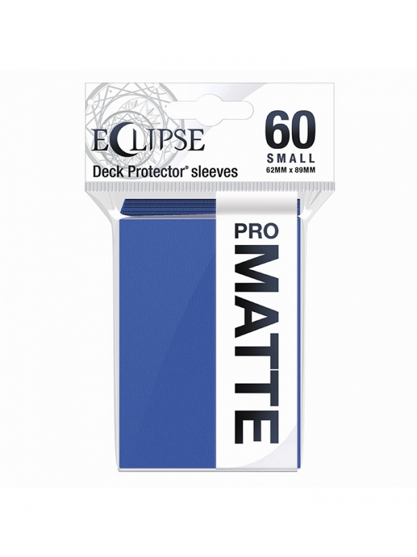 Fundas Small 62mm x 89mm Eclipse Matte Azul Oscuro (60 fundas) - Ultra Pro