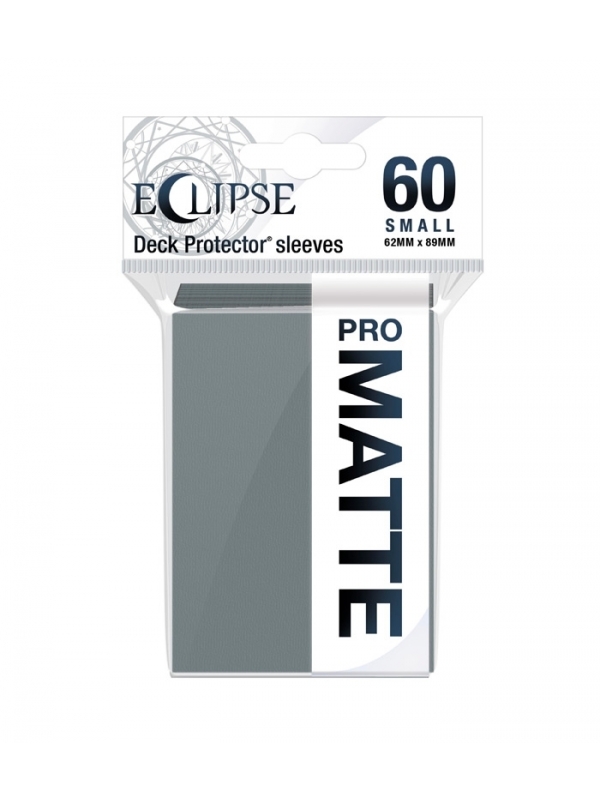 Fundas Small 62mm x 89mm Eclipse Matte Gris (60 fundas) Ultra Pro.