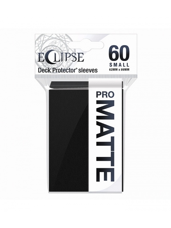 Fundas Small 62mm x 89mm Eclipse Matte Negro (60 fundas) Ultra Pro.
