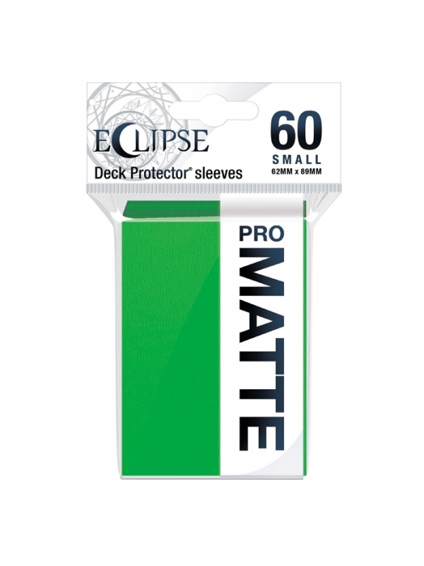 Fundas Small 62mm x 89mm Eclipse Matte Verde (60 fundas) Ultra Pro.