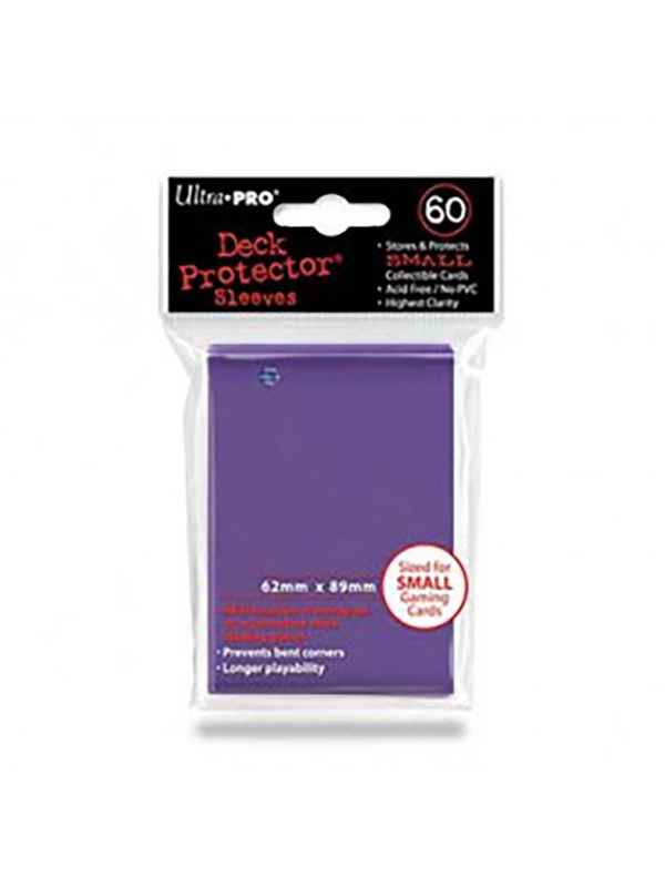 Fundas Small 62mm x 89mm Morado (60 fundas) Ultra Pro.