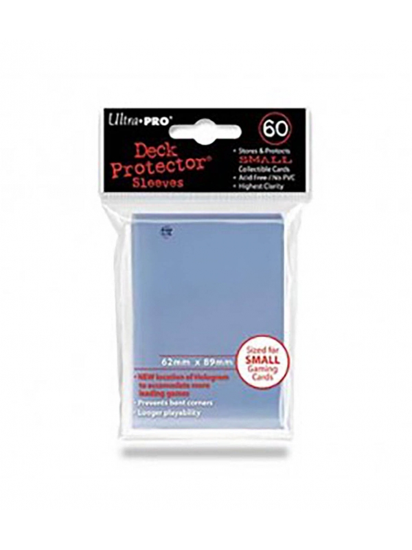 Fundas Small 62mm x 89mm Transparente (60 fundas) Ultra Pro.