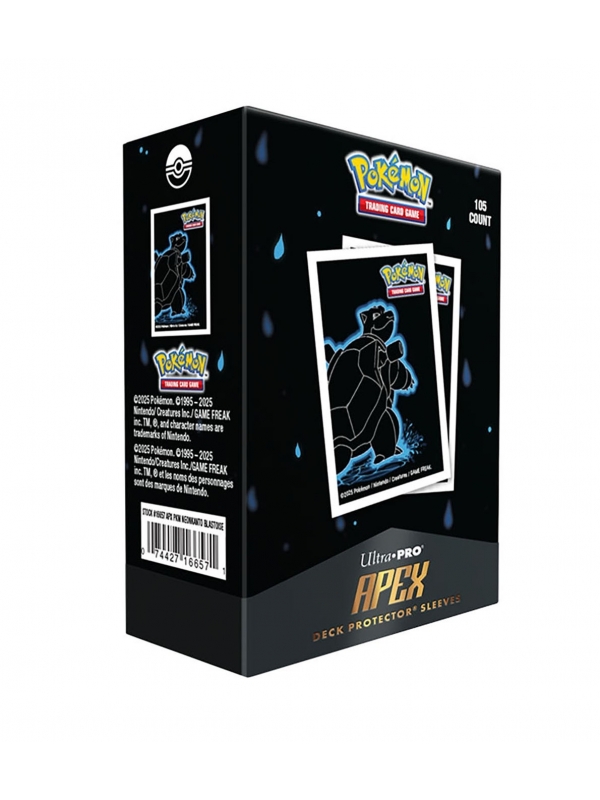 Fundas Standard 105ct APEX Deck Protector Sleeves Blastoise Neon Kanto Pokémon - Ultra Pro