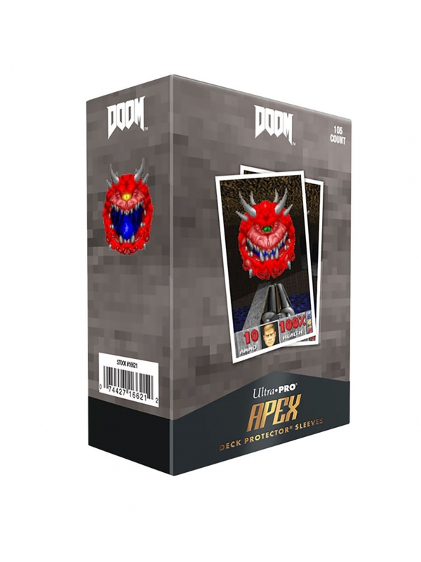 Fundas Standard 105ct Apex Deck Protector Sleeves Cacodemon for Bethesda Doom - Ultra Pro