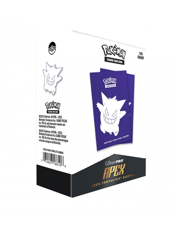 Fundas Standard 105ct Apex Deck Protector Sleeves - Elite Gengar Pokémon - Ultra Pro