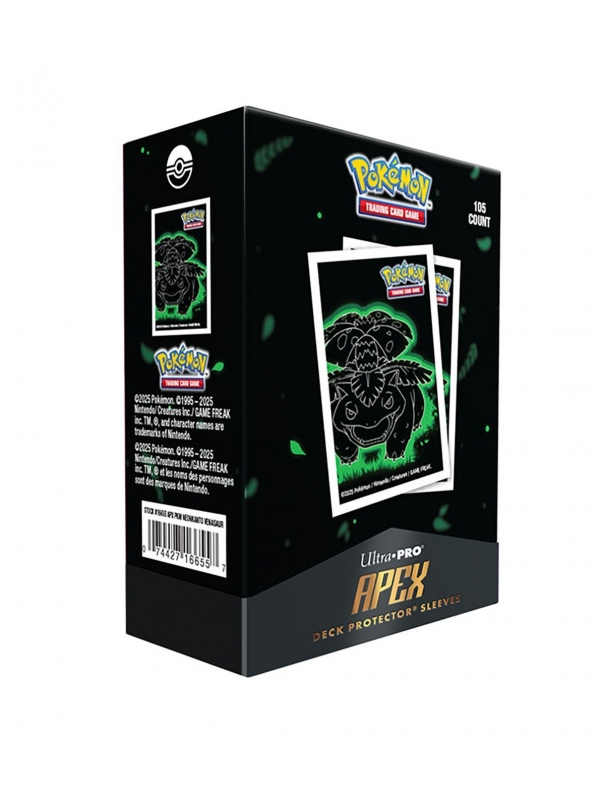 Fundas Standard 105ct APEX Deck Protector Sleeves Venusaur Neon Kanto Pokémon - Ultra Pro