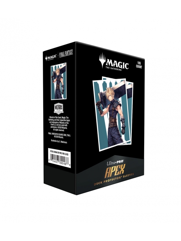 Fundas Standard Cloud, Ex - SOLDIER Black - Stitched (105 Unidades) MAGIC: THE GATHERING—FINAL FANTASY - Ultra Pro