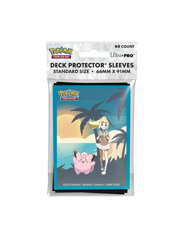 Fundas Standard Deck Protector (65 unidades) Lillie and Clefairy - Pokémon - Ultra Pro