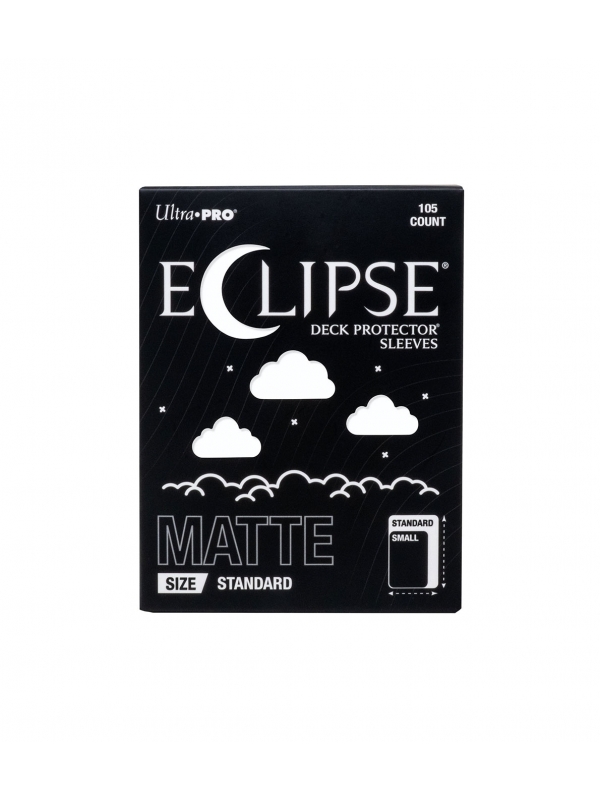Fundas Standard Eclipse Matte Arctic White (105 unidades) - Ultra Pro