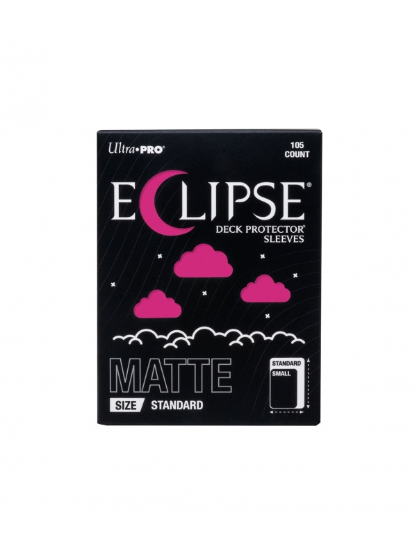 Fundas Standard Eclipse Matte Hot Pink (105 unidades) - Ultra Pro