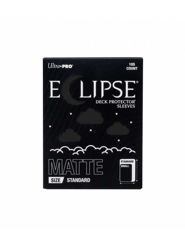 Fundas Standard Eclipse Matte Jet Black (105 unidades) - Ultra Pro