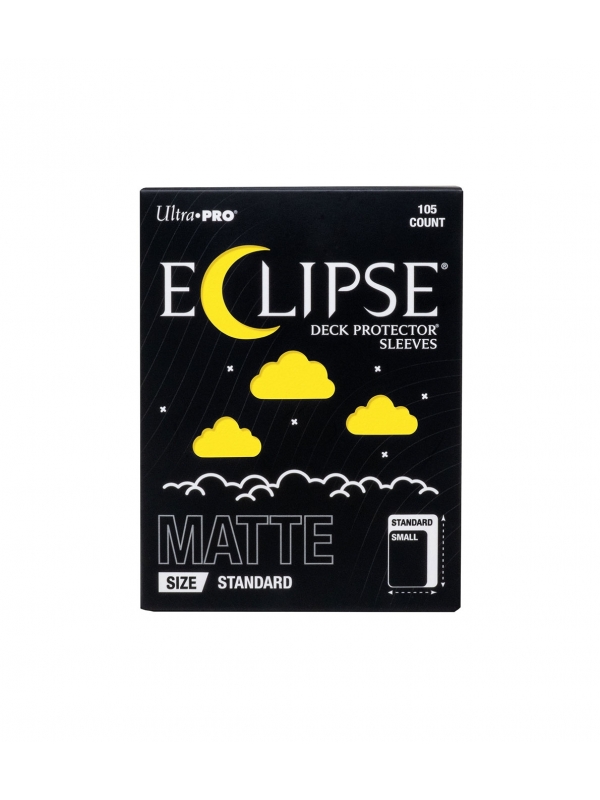 Fundas Standard Eclipse Matte Lemon Yellow (105 unidades) - Ultra Pro