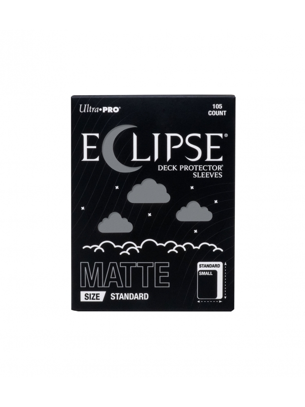 Fundas Standard Eclipse Matte Smoke Grey (105 unidades) - Ultra Pro