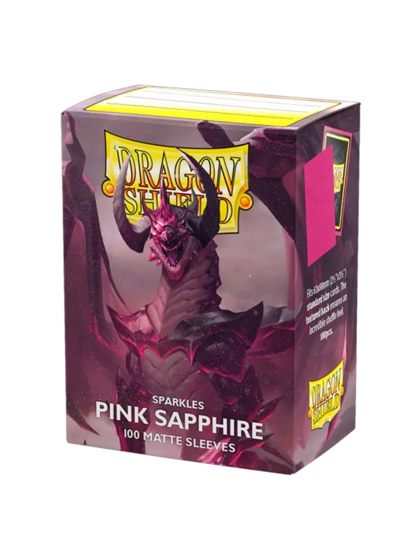 Fundas Standard Matte (100 fundas) Pink Sapphire - Dragon Shield