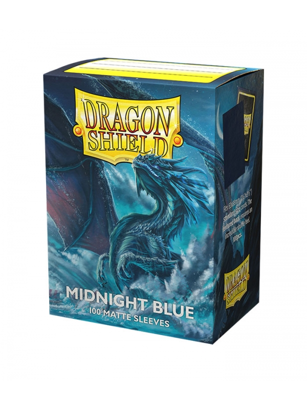 Fundas Standard Matte Midnight Blue Dragon & Shield