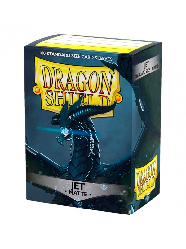 Fundas Standard Matte Negro Jet (100 fundas) Dragon Shield