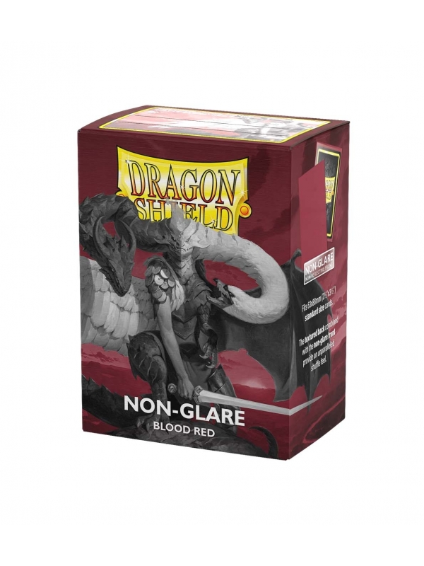 Fundas Standard Matte Non - glare - Blood Red - Dragon Shield