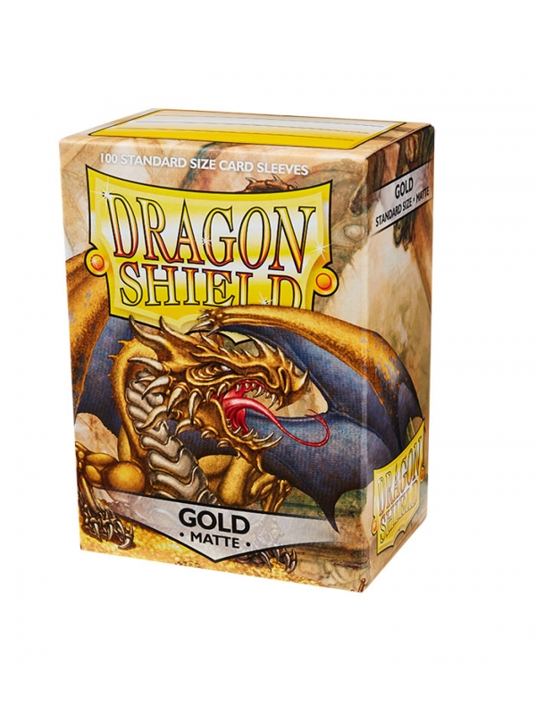 Fundas Standard Matte Oro (100 fundas) Dragon Shield.