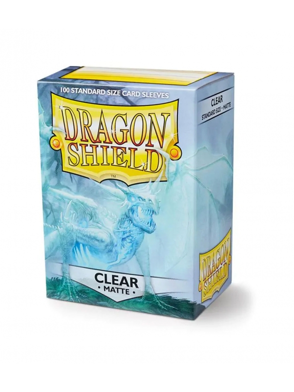 Fundas Standard Matte Transparente (100 fundas) Dragon Shield.