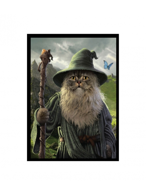 Fundas Standard Movie Cats: Catdalf - Doublematte White Core (50 Unidades) - Legion Supplies