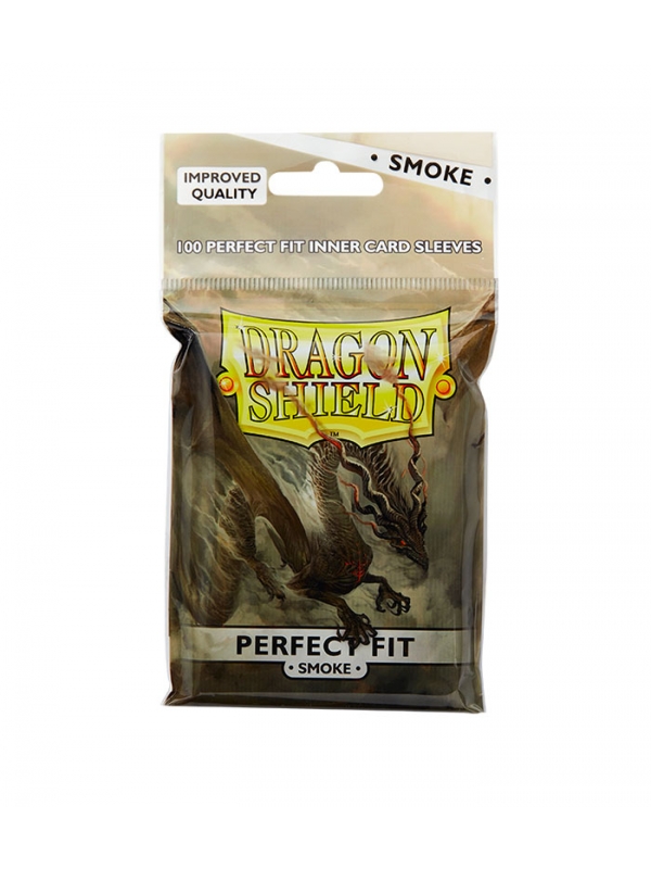 Fundas Standard Perfect Fit Smoke Transparente (100 fundas) Dragon Shield.