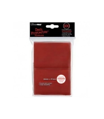 Fundas Standard Rojo (100 fundas) Ultra Pro.